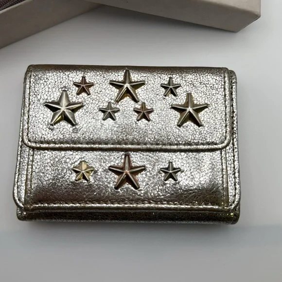 💎 JIMMY CHOO - Star-Embellished Wallet - Picture 2 of 7